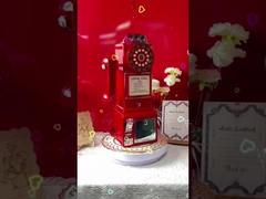 Klasyczny ślub Telefon Książka gościnna Retro Rzemiosło Urodziny Telefon Książka gościnna Ślub