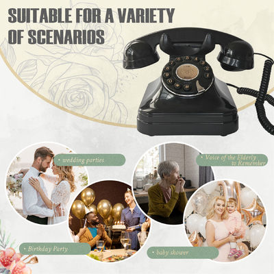 Personalized Audio Guest Book Wiadomość głosowa 32GB Zostaw wiadomość Telefon Ślub