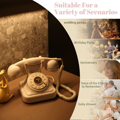 32GB Telefon Książka gości Przechwytywanie wiadomości głosowych i wspomnień od gości na weselach, imprezach i wydarzeniach specjalnych