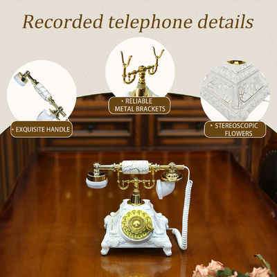 Brązowy telefon ślubny, książka gościnnia, telefon z akumulatorem, audio, książka gościnnia na dyplom