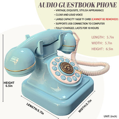Kompatybilny z USB Książka gościnna Telefon Design przycisk poczty głosowej Audio Książka gościnna ODM