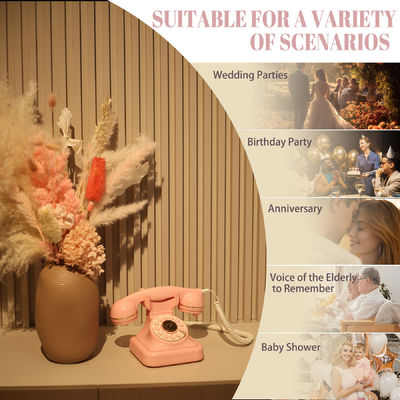 Wydarzenie Głos Książka gościnna Ślub Plastikowy wyraźny nagrywanie Ślub Telefon Książka gościnna 10h