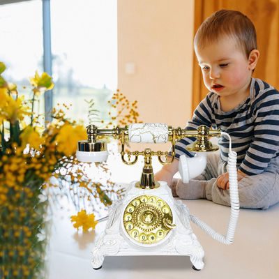 Biały Audio Telefon Książka gościnna Długa żywotność baterii Diy Video Książka gościnna