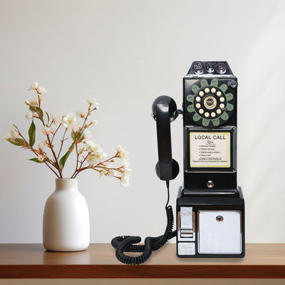 Klasyczny Zostaw wiadomość Telefon Ślub Retro Zaręczyny Ślub Telefon Książka gości