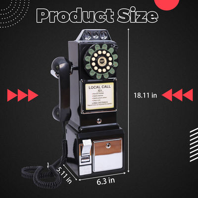 Klasyczny Zostaw wiadomość Telefon Ślub Retro Zaręczyny Ślub Telefon Książka gości