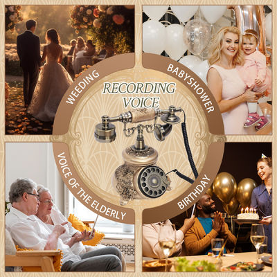 Telefon z czystym dźwiękiem, książka gościnna ślubna, książka audio ślubna, książka gościnna na baby shower 10 godzin