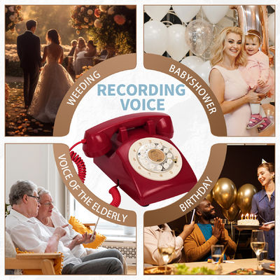 Zapis pamięci Książka gościnna Telefon Ślub Audio Książka gościnna na wszystkie okazje