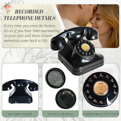 Życzenia gości Telefon Audio Książka gości Jasny dźwięk Ślub Książka gości Telefon na dyplomy