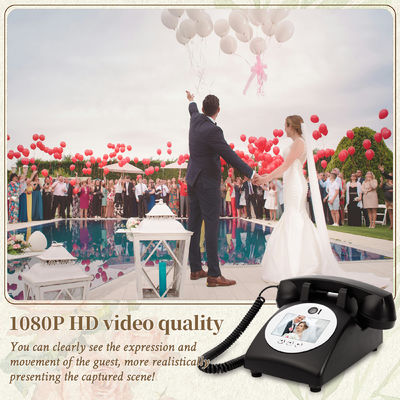 32GB Video Guest Book HD 1080P Telefon Guest Book Z Nocnym Światłem Dla Uwielbionych Wspomnień