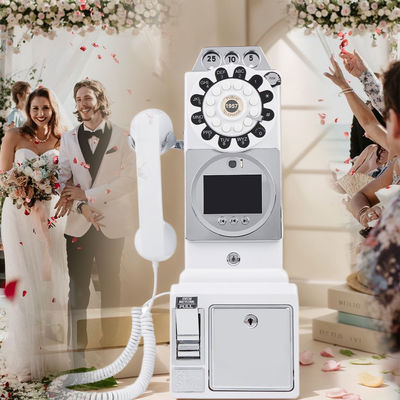 Zindywidualizowany Retro Wedding Audio Video Guestbook ABS Plastic Banquet Party Gość Błogosławieństwo Sign-In Book